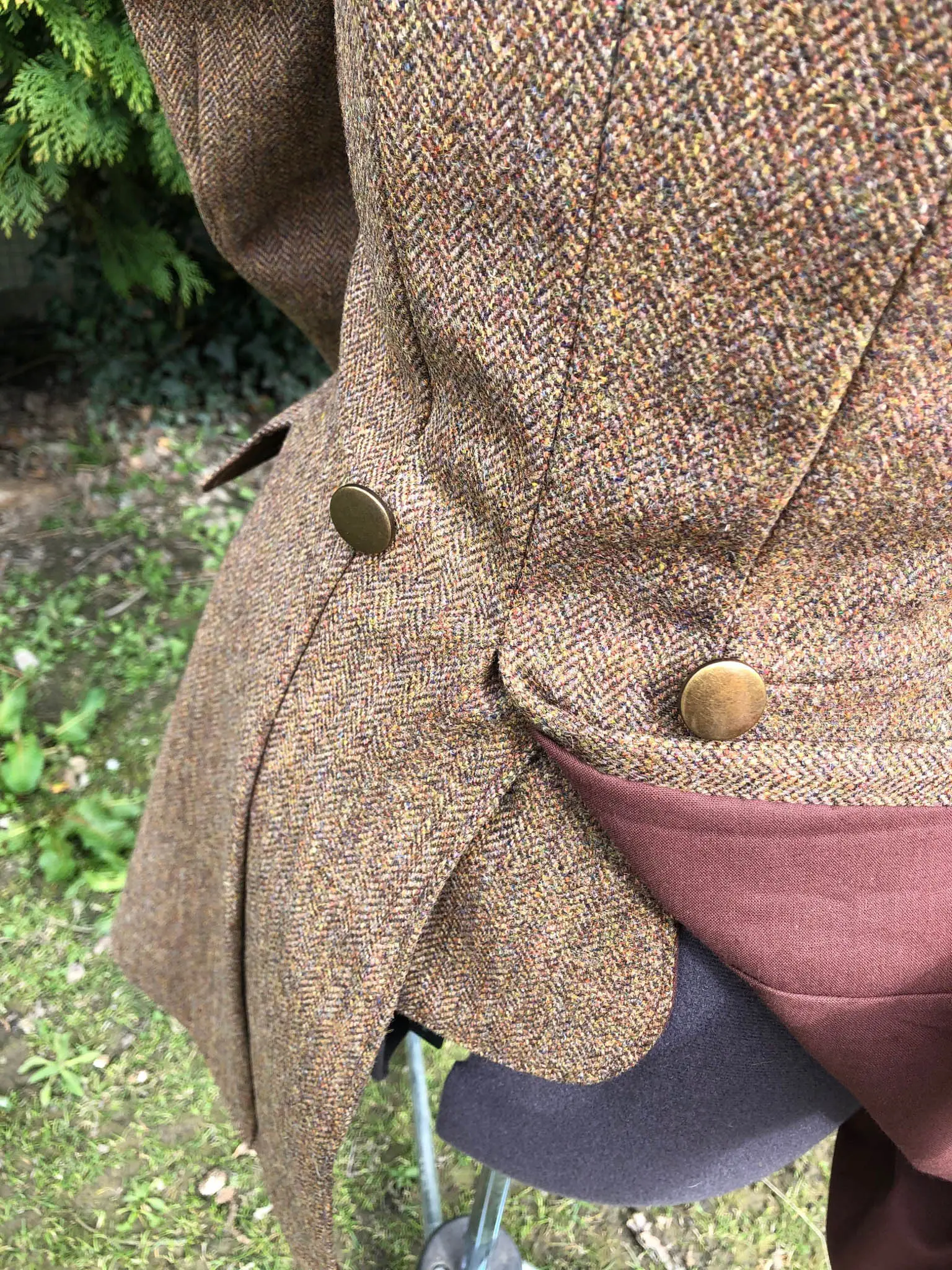 Showtime Tailoring Ladies Tweed Beaufort Flattering Fit Frock Hunt Coat. Simply Stunning. All Sizes. Fully Bespoke. - Image 4