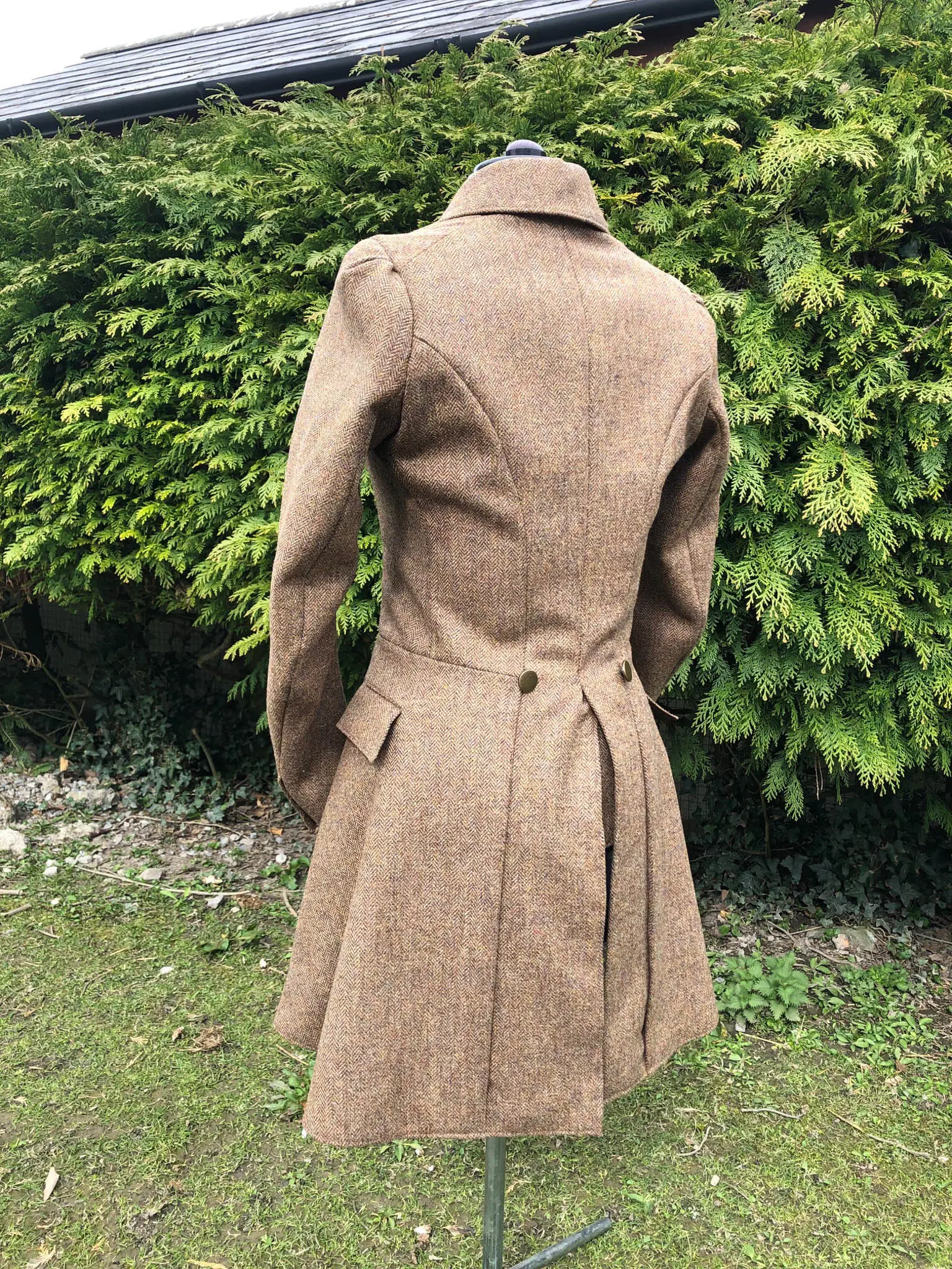 Showtime Tailoring Ladies Tweed Beaufort Flattering Fit Frock Hunt Coat. Simply Stunning. All Sizes. Fully Bespoke. - Image 6